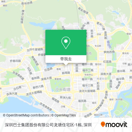 深圳巴士集团股份有限公司龙塘住宅区-1栋地图