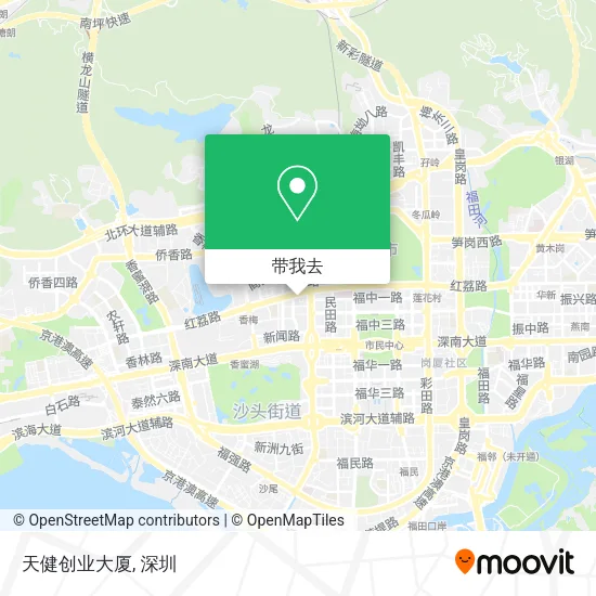 天健创业大厦地图