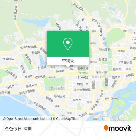 金色假日地图
