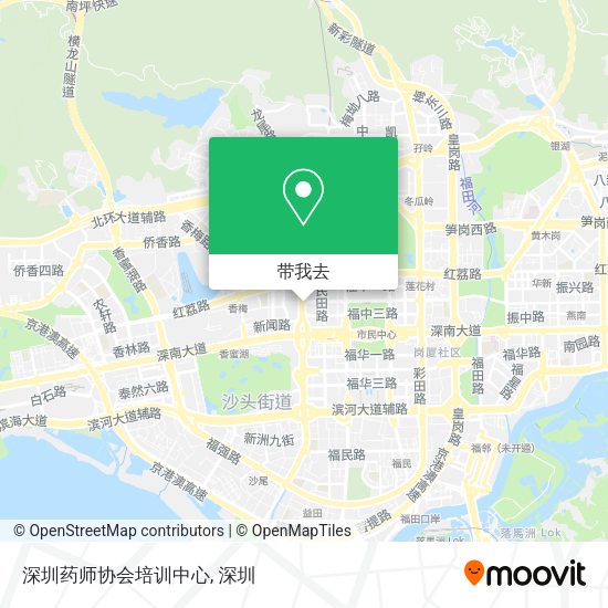 深圳药师协会培训中心地图