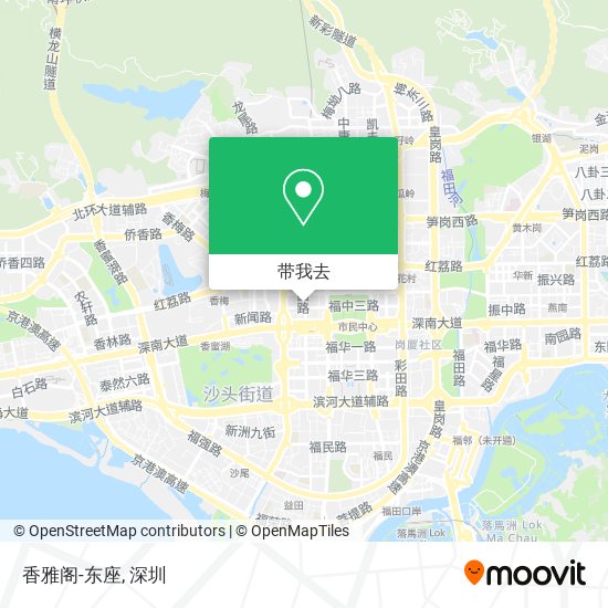 香雅阁-东座地图