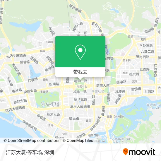 江苏大厦-停车场地图