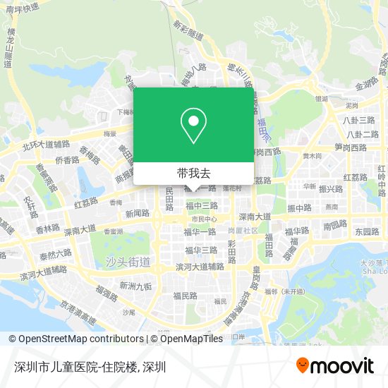 深圳市儿童医院-住院楼地图