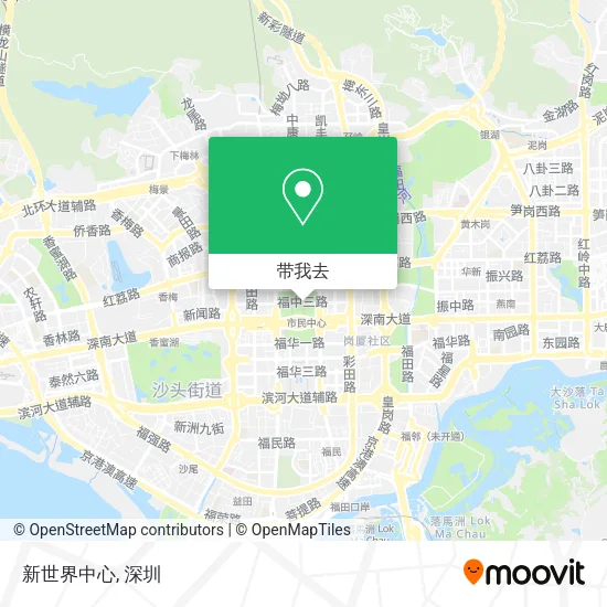 新世界中心地图