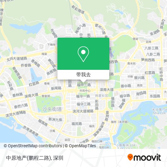 中原地产(鹏程二路)地图