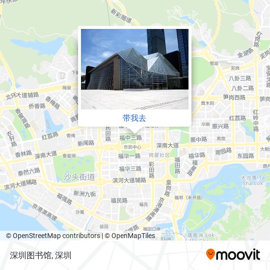 深圳图书馆地图