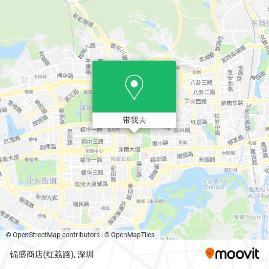 锦盛商店(红荔路)地图