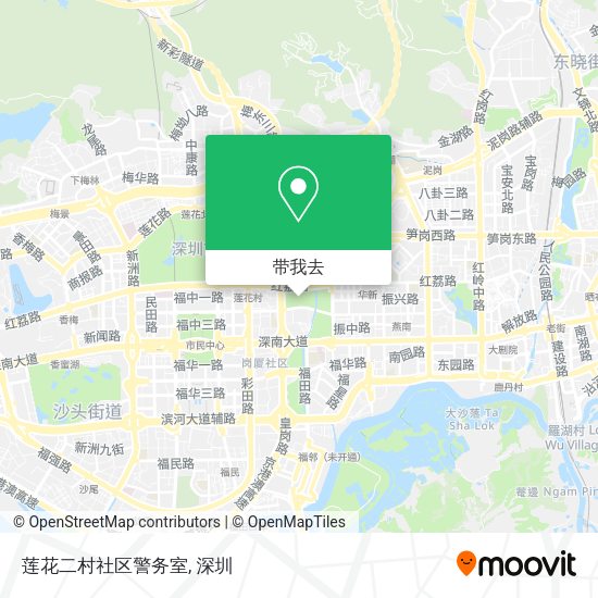 莲花二村社区警务室地图
