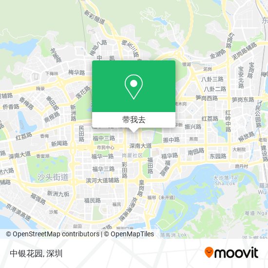 中银花园地图