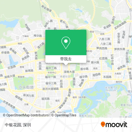 中银花园地图