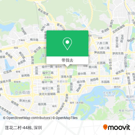 莲花二村-44栋地图