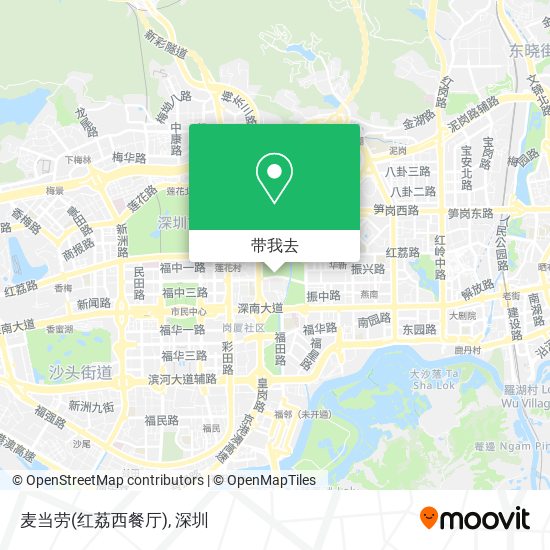 麦当劳(红荔西餐厅)地图