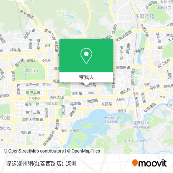 深运潮州粥(红荔西路店)地图