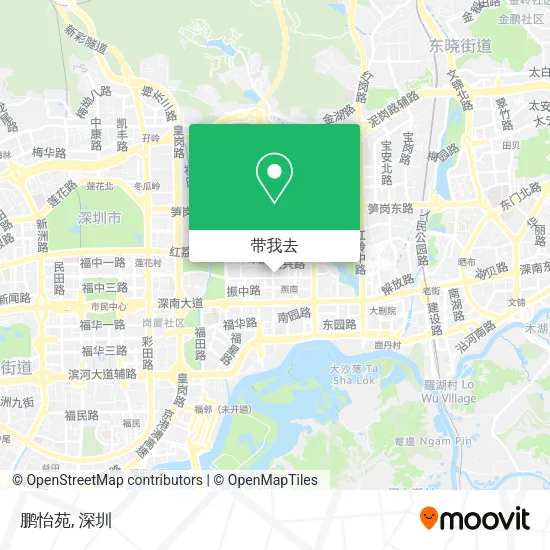 鹏怡苑地图