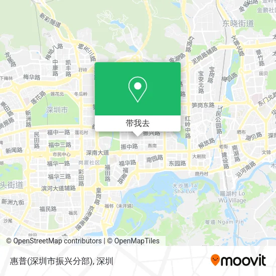 惠普(深圳市振兴分部)地图