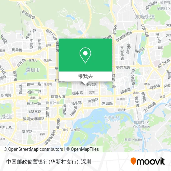 中国邮政储蓄银行(华新村支行)地图