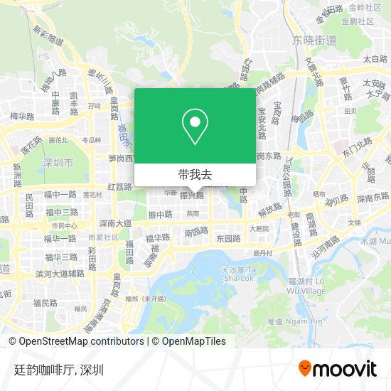 廷韵咖啡厅地图