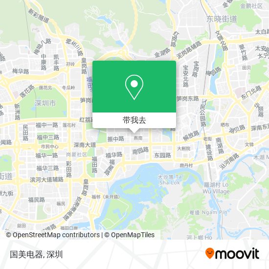 国美电器地图