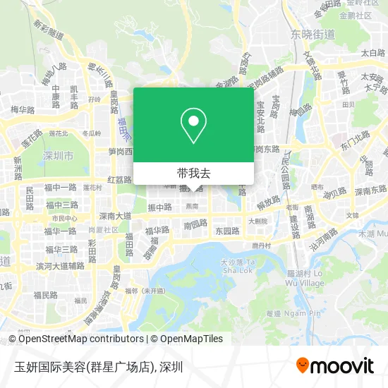 玉妍国际美容(群星广场店)地图