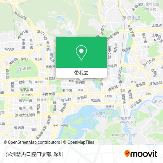深圳慧杰口腔门诊部地图