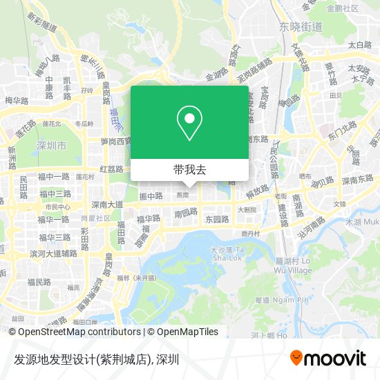 发源地发型设计(紫荆城店)地图