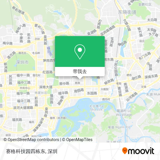赛格科技园四栋东地图