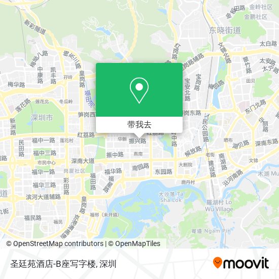 圣廷苑酒店-B座写字楼地图