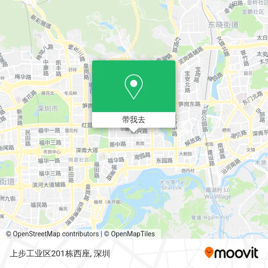 上步工业区201栋西座地图