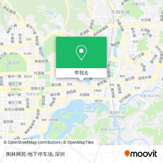 阁林网苑-地下停车场地图