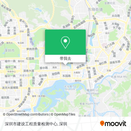 深圳市建设工程质量检测中心地图