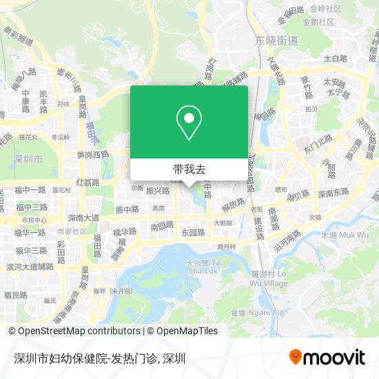 深圳市妇幼保健院-发热门诊地图