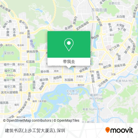 建筑书店(上步工贸大厦店)地图