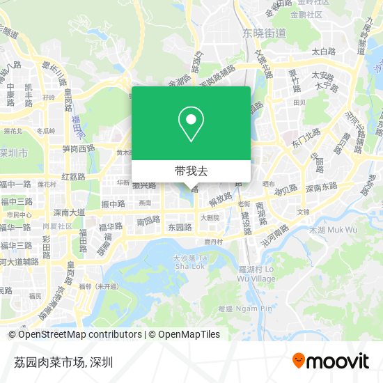 荔园肉菜市场地图