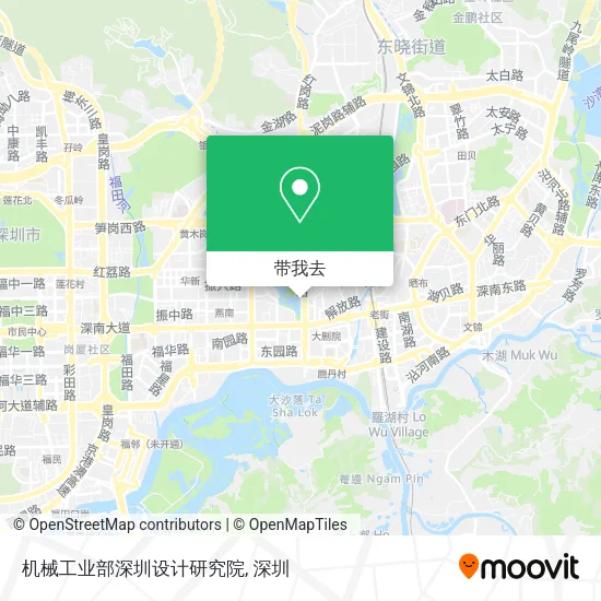 机械工业部深圳设计研究院地图