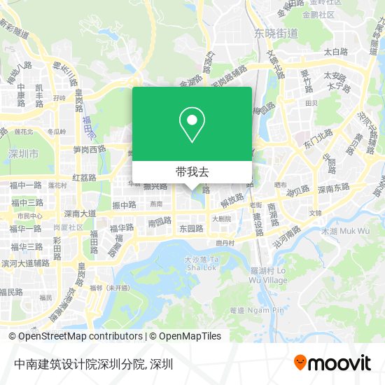 中南建筑设计院深圳分院地图