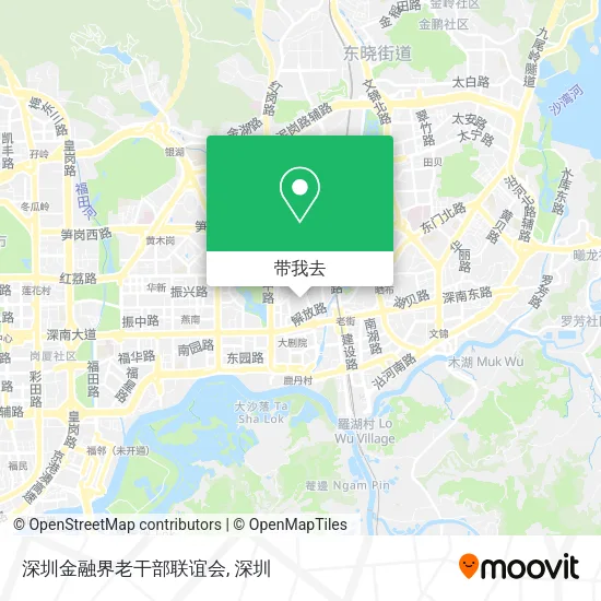 深圳金融界老干部联谊会地图