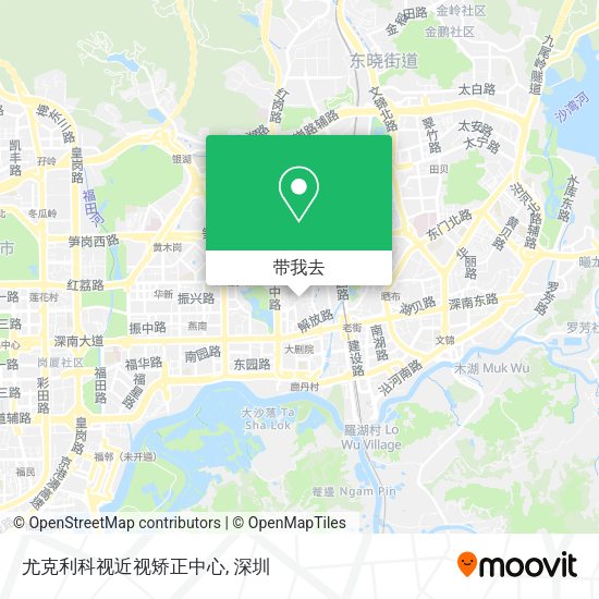 尤克利科视近视矫正中心地图