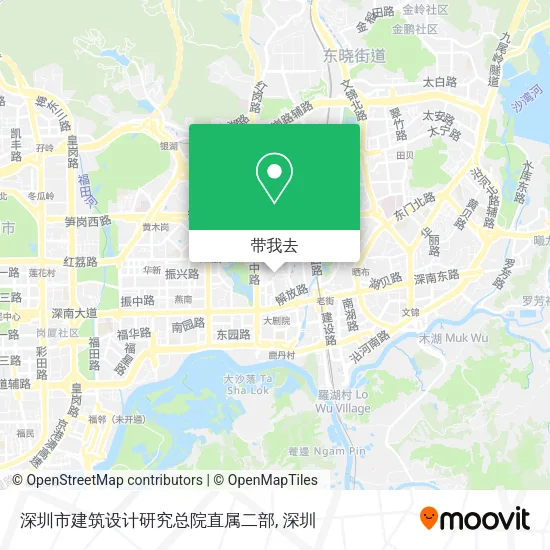 深圳市建筑设计研究总院直属二部地图