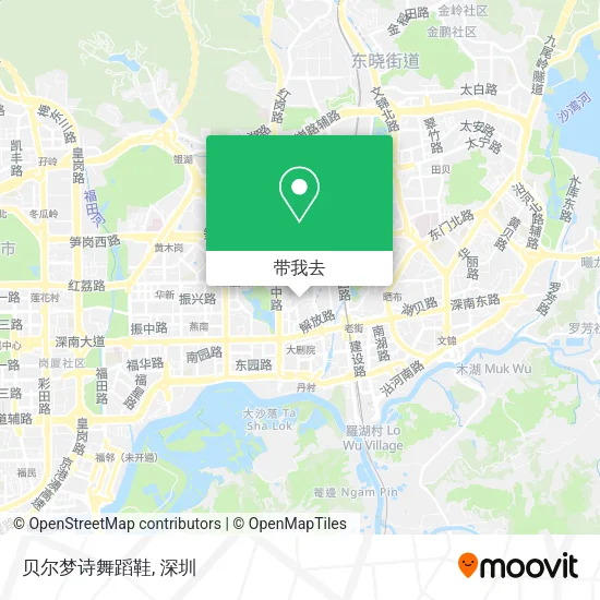 贝尔梦诗舞蹈鞋地图