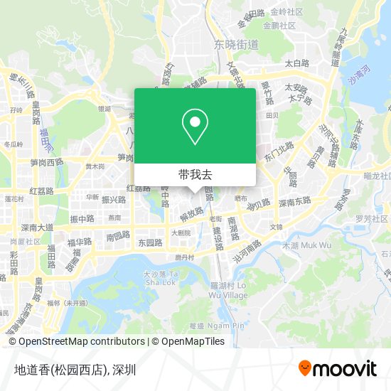 地道香(松园西店)地图