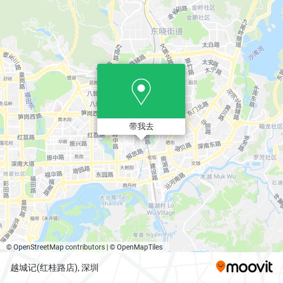 越城记(红桂路店)地图