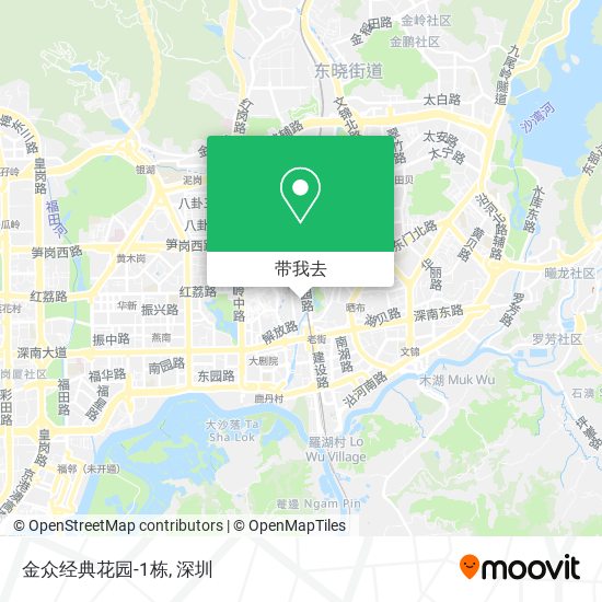 金众经典花园-1栋地图