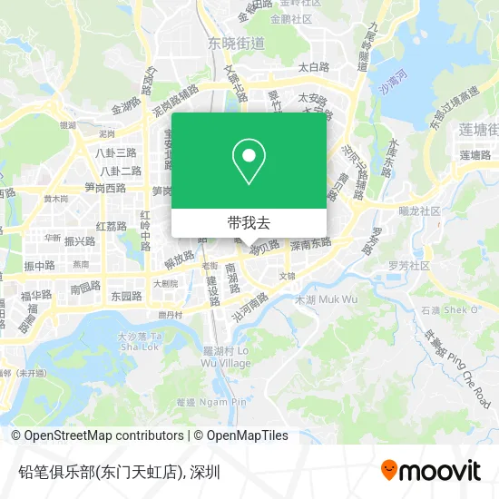 铅笔俱乐部(东门天虹店)地图