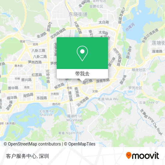 客户服务中心地图