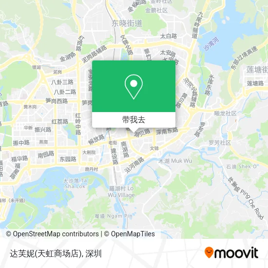 达芙妮(天虹商场店)地图