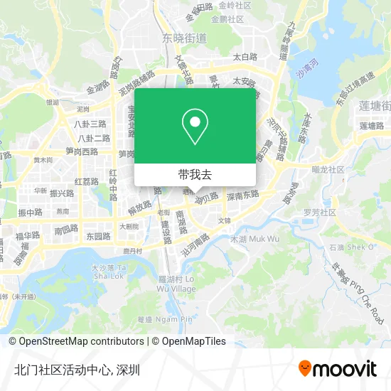 北门社区活动中心地图