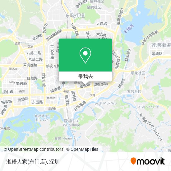 湘粉人家(东门店)地图