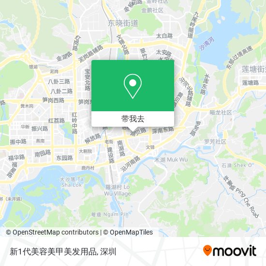 新1代美容美甲美发用品地图
