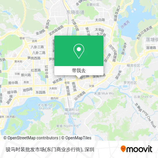 骏马时装批发市场(东门商业步行街)地图