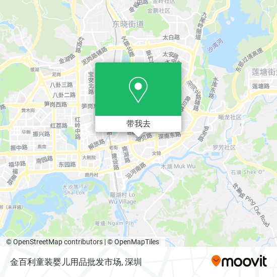 金百利童装婴儿用品批发市场地图